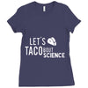 let's taco bout science march funny t sh Ladies Fitted T-Shirt