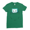 bmo pocket Ladies Fitted T-Shirt