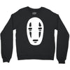 no face noface spirited away chibli manga anime tee Crewneck Sweatshirt