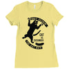 cat versus cucumber Ladies Fitted T-Shirt