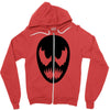 black nom nom Zipper Hoodie