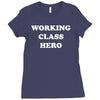 working class hero Ladies Fitted T-Shirt