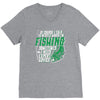 talk to myself fishing V-Neck Tee
