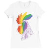 rooster pride Ladies Fitted T-Shirt
