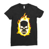 burning man Ladies Fitted T-Shirt