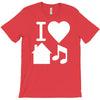 i love house music dj baseball T-Shirt
