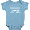 commassavenavy Baby Bodysuit