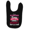 running mommy white Baby Bibs