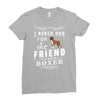 true friend (boxer) Ladies Fitted T-Shirt