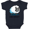 ewe crazy Baby Bodysuit
