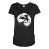 midnight desolation Maternity Scoop Neck T-shirt