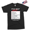 funny stag night checklist, ideal gift, christmas present Exclusive T-shirt