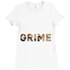 uk grime Ladies Fitted T-Shirt