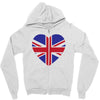 england flag Zipper Hoodie
