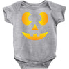 funny halloween jack o lantern kids Baby Onesie