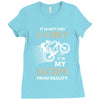 It is Not Just A Hobby It is My Escape From Reality Ladies Fitted T-Shirt