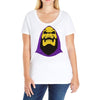 Lol Skeletor Ladies Curvy T-Shirt