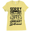 This Guy Is Taken By A Super Sexy January Girlfriend Ladies Fitted T-Shirt