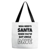 secret santa Tote Bags