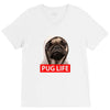 pug life V-Neck Tee