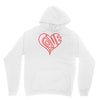 love heart outline valentine's day Hoodie