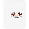 December  Peeking Out Asian Baby Boy Mousepad