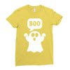 Ghost Boo Ladies Fitted T-Shirt