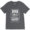 dad number one world's greatest V-Neck Tee