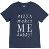 pizza makes me happy V-Neck Tee