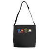 hello avengers Adjustable Strap Totes
