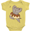 Pusheen the Cat Muscular with Donut Baby Onesie
