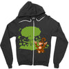 apathetic in the face of certain annihilation Zipper Hoodie