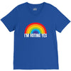 I Am Voting Yes V-Neck Tee