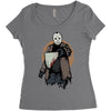 jason voorhees Women's Triblend Scoop T-shirt