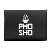 asian food humor chopsticks Accessory Pouches