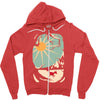 fox roaming around ii Zipper Hoodie