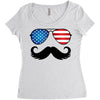 america Women's Triblend Scoop T-shirt