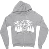 i hate people Zipper Hoodie