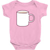 glass and coffee Baby Bodysuit