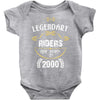 legendary riders are born in 2000 Baby Bodysuit