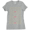 yes wow diva length check Ladies Fitted T-Shirt