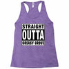 straight outta greasy grove Racerback Tank