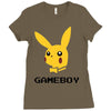 picachu gameboy Ladies Fitted T-Shirt