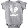 love bacont fun ny Baby Onesie