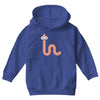 cacing bae senyum Youth Hoodie