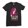hair stylist virginity Ladies Fitted T-Shirt
