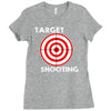 target shooting Ladies Fitted T-Shirt