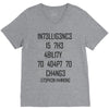 adapt or die encoded V-Neck Tee