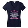 Dear Daddy, Thanks for Being my Dad Baby Boy Letter to Father Women's V-Neck T-Shirt