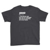 definition of a geek Youth Tee
